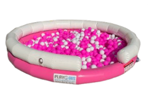 PISCINA DE BOLAS ROSA